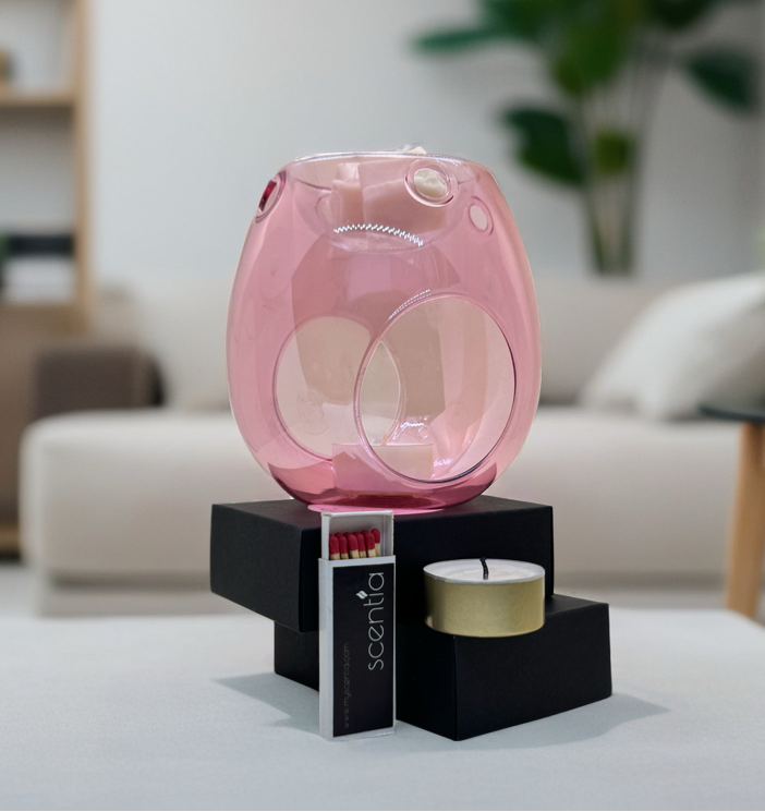 ROSE aroma lampas dāvanu komplekts