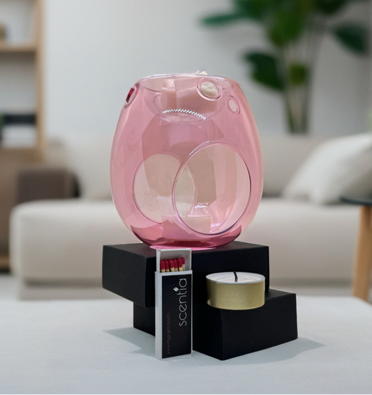 ROSE aroma lampas dāvanu komplekts