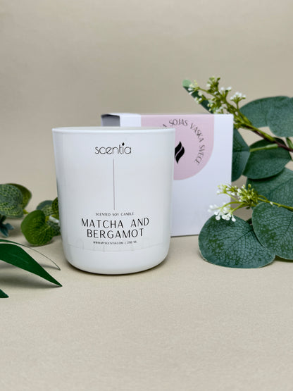 MATCHA & BERGAMOT Soy Wax Candle