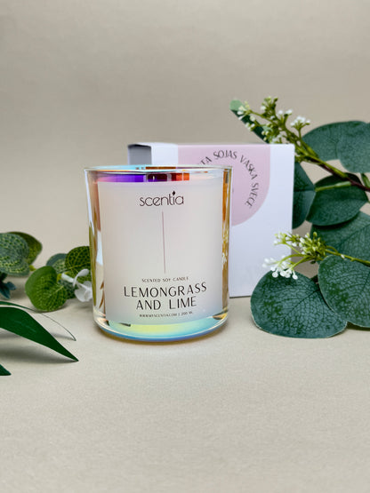 LEMONGRASS and LIME Soy Wax Candle
