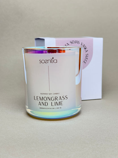 LEMONGRASS and LIME Soy Wax Candle1