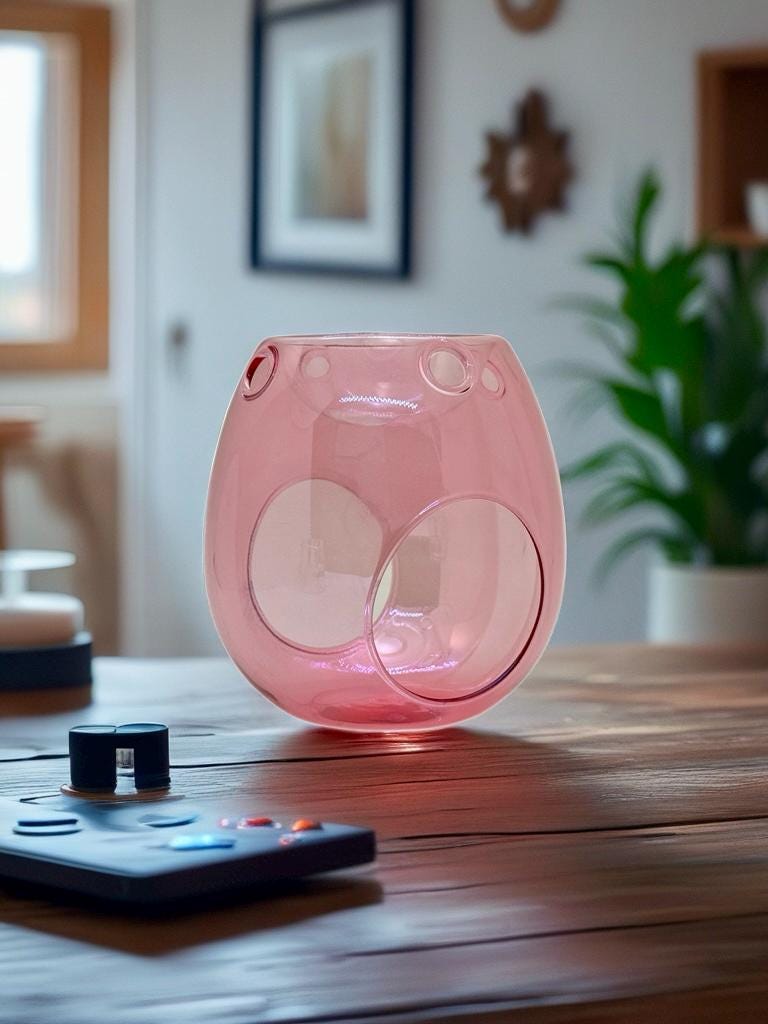 ROSE Wax Melt Burner aroma lamp1