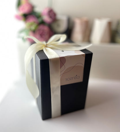 Scentia solid perfumes, aroma lamps, wax melt burners, soy wax candles, home fragrances