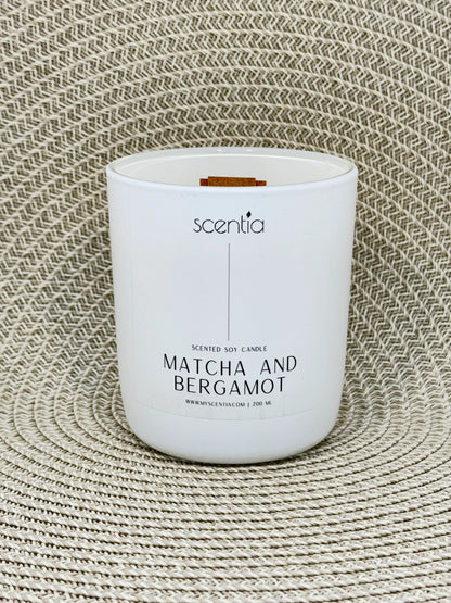 MATCHA & BERGAMOT Soy Wax Candle